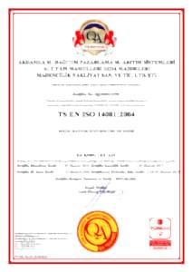 ts en iso 14001-2004